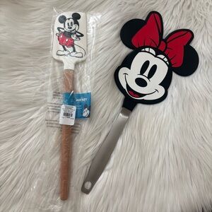Williams Sonoma x Disney Mickey Spatula NWT and Minnie Flex Spatula NWOT